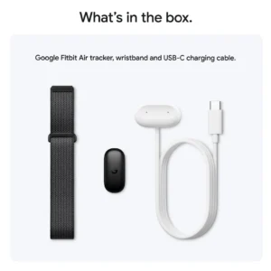 Google Fitbit Air Fitness Activity Tracker Band – Obsidian