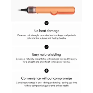 Dyson Airstrait Straightener – Ceramic Apricot/Topaz